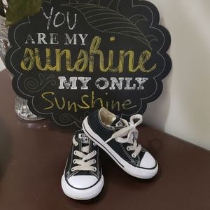 Converse Black Toddler Size 8